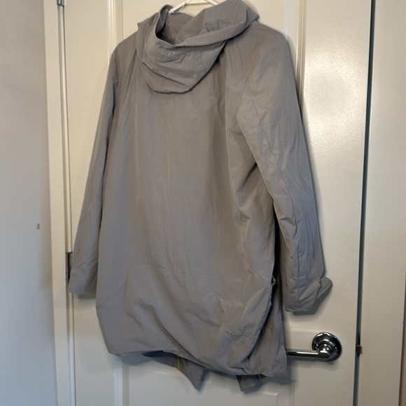 Numph Morganie Hooded Mid Length Coat - Picture 2 of 10
